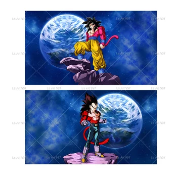 Japán Anime Dragon Ball Goku Vintage Retro Plakát Vászon Festmény, Fali Dekoráció, Nyomatok, Gyerek Szoba Dekoráció Freskó Cuadros