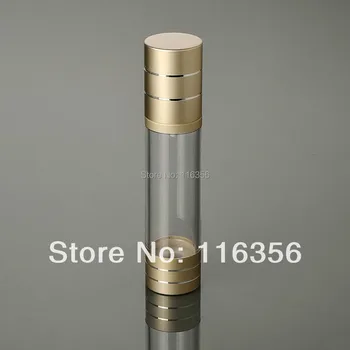 30ML MATT arany, levegőtlen üveggel, matt-arany szivattyú vagy műanyag krém üveggel, matt-arany szivattyú használt Kozmetikai Csomagolás