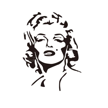 Marilyn Monroe karosszéria Matrica, Autó Ablak, Matricát a Hátsó Ablak Dekoráció Vízálló Egyedi ZP0326