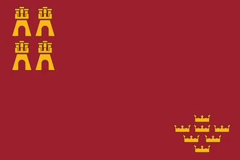 90*150 cm Spanyolország spanyol Murcia Zászló dekoráció