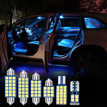 11pcs Hiba Ingyenes LED Izzók Kit Autó Belső olvasólámpa Csomagtartóban Hiúság Tükör Világítás Ford Mondeo 4 MK4 2008-2012 Tartozékok