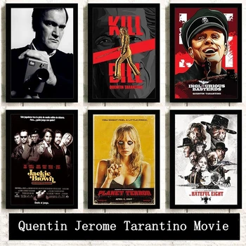 A Híres Színész Csillagos Quentin Jerome Tarantino-Sorozat, Film Képminőség Vászon Festmény Poszter Szoba Élő Art Home Fali Dekoráció