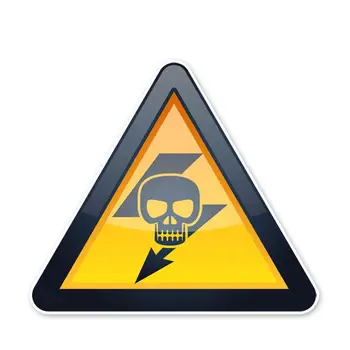 RuleMyLife 12.6*14.3 CM figyelni, Hogy Az Elektromos Figyelmet Biztonsági Figyelmeztetés Autó Matricák Tartozékok C30-0489
