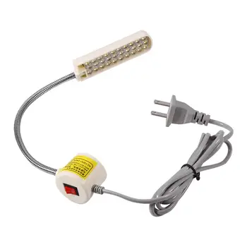 1db AC 110V-250V 30 LED Lámpa Mágneses Alap Kapcsolja be a Varrógépet Dolgozik, Könnyű Fém Polikarbonát US Plug Háztartási