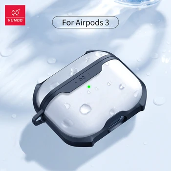 Az Apple AirPod 3 Pro Esetben,Xundd Vezeték nélküli Fülhallgató Esetben Légzsák Ütésálló Tranparent TPU+PC Matt SurfaceCover A Horog