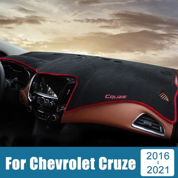 A Chevrolet Cruze J300 J400 2009-2018 2019 2020 2021 Autó Műszerfal Borító Szőnyeg Kerülje a Fény Párna Anti-UV Esetben Szőnyeg Tartozékok