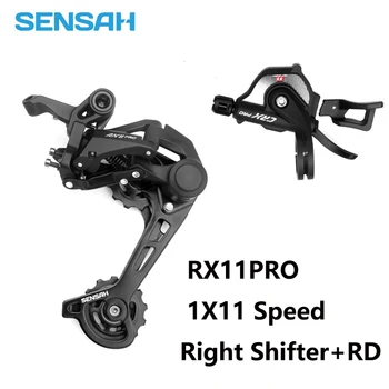 SENSAH RX11 Pro 11 Sebesség MTB Kerékpár Derailleurs Groupset CRX Pro 11 Ravaszt Váltó Hátsó Váltó SGS Max 54T SHIMANO