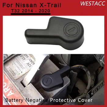 ABS Autó Motor Akkumulátor Anód Negatív Terminál védőburkolat Kap a Nissan X-trail T32 2014 - 2020 Belső Kiegészítők