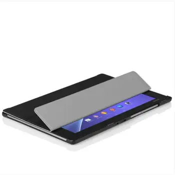 Vékony Bőr tok Sony Xperia Z2 Z3 Z4 Tablet PC Esetben Álljon Mágneses Smart Cover a Sony Tablet Z3 Kompakt Érdekesség Folio