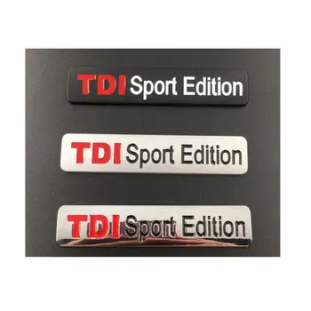 Műanyag TDI Sport Edition Gépjármű-Módosítás Matrica, Embléma Jelvény Embleme Emblema
