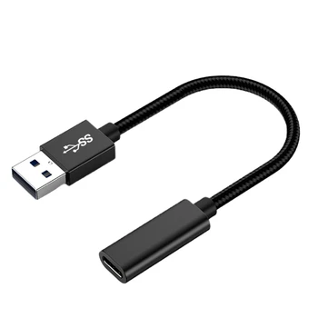 2022 Új 15cm C Típusú Női USB 3.0 Férfi Adatok Töltő Kábel Átalakító Adapter