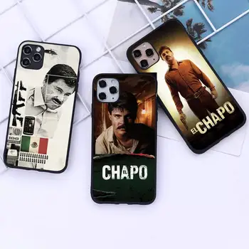 El Chapo Telefon tok iphone 12 11 Pro Mini XS MAX 8 7 6 6 Plusz X 5S SE 2020 XR borító
