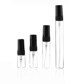 Parfümös Üveg 2ml 3ml 5ml 10ml Mini Hordozható Műanyag Átlátszó Üveg Parfüm Spray Üveg Parfüm Porlasztó Kozmetikai Kon