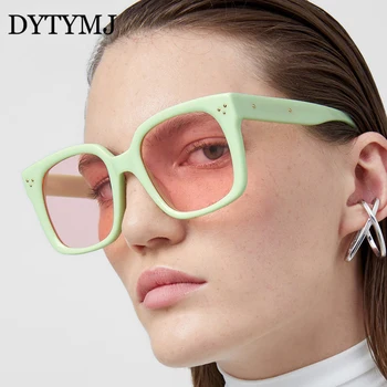 DYTYMJ Retro Tér Napszemüveg Nők Túlméretezett Napszemüveg, Női Klasszikus napszemüvegek Férfi Luxus Okulary Gafas De Sol De Mujer