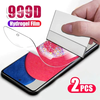 2DB 999D Íves, Lágy Hidrogél Film Samsung Galaxy A52s 5G SM-A528B SM-A528B/DS 6.5