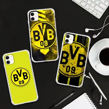 Király Luxus Borussia-labdarúgó-klub-dortmund Telefon tok Iphone SE 2020 6 7 8 plusz X Xr XS 11 12 13 Mini Pro Max Fundas Borító