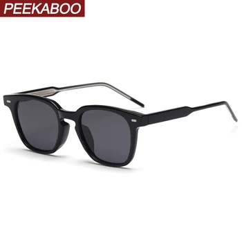 Peekaboo négyzet alakú keret napszemüveg férfi polarizált fekete férfi divat, nap szemüveg nő uv400 koreai stílus legjobb eladók a tél