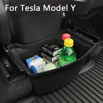Autó, az Ülés Alatt Tároló Doboz Hátsó Ülés Szervezők Ügy Éreztem, Ruhával Fiókban Jogosult Automatikus Belső Tesla Model Y 2021