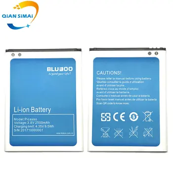 QiAN SiMAi Új 100% - Os Magas Minőségű Picasso Akkumulátor Bluboo Picasso 3G 4G 5.0 hüvelykes mobil telefon