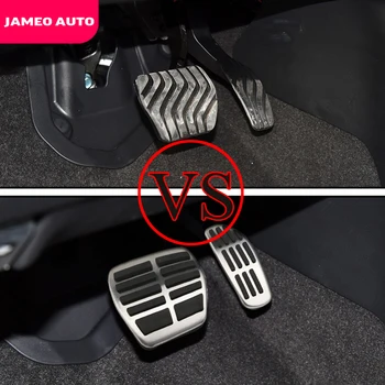 Jameo Auto 2db/Készlet Rozsdamentes Acél Autó Belső Üzemanyag Pedál a fékpedált, fedezet Nissan Rúgások 2017-2020 A MT Tartozékok