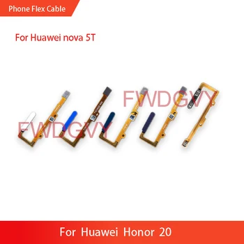 Csere Huawei Honor 20 / Nova 5T Ujjlenyomat-Érzékelő Home Gombot Gombot Érintse ID Flex Kábel