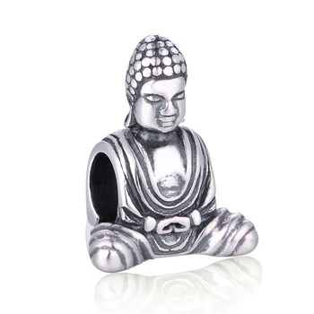 Szerencsét hozó 925 Ezüst Buddha-Fit Lényeg Varázsa 925 Eredeti Kígyó Lánc, Karkötő, Kínai Stílus DIY Ékszerek Nők