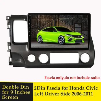 10.1 Inch autórádió Fascia Multimédia Lejátszó Keret Honda Civic 2006-2011 GPS Navigációs DVD-Lejátszó fejegység, Autoradio Előlap