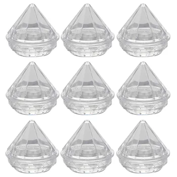 50PCS 5g Gyémánt alakú Világos Újratölthető Üres Kozmetikai Smink Krémek Konténerek Üveg Palack, Doboz, Nők, Lányok Utazási Otthoni Használatra