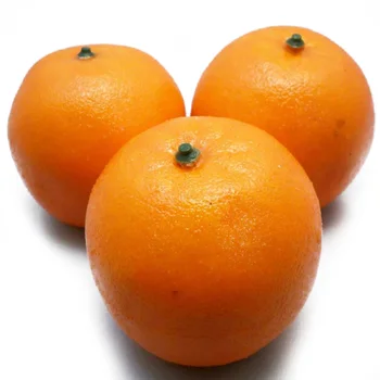 Gyümölcs Mesterséges narancs Modell Reális, Életszerű Kijelző Élelmiszer Dísz