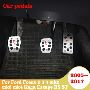 Autó Üzemanyag Pedál fékpedált Fedezni Ford Focus 2 3 4 Mk2 Mk3 Mk4 Kuga Menekülés RS ST 2005-2017 Autó Pedálok Tartozékok