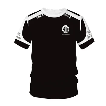 LCS TSM Doublelift Bjergsen Csapat Egységes Solomid Játékos Jersey 2021 Új Nyári Támogatója a T-shirt