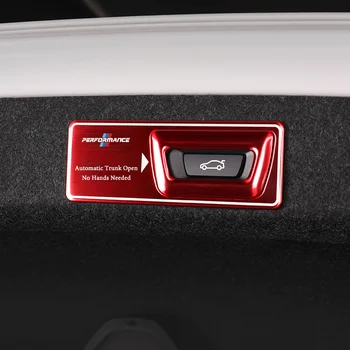 Auto Autót 3D Jelkép Hátsó ajtó Automatikus Lift Gombot Emlékeztető BMW Autó Stílus Dekorációs Matricák Tartozékok
