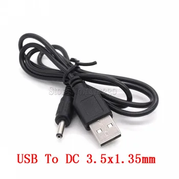 USB-RP Dugó 3,5 mm-es*1,35 mm Teljesítmény Átalakító kábel Kábel USB3.5*1.35 DC Jack Hossza 60cm