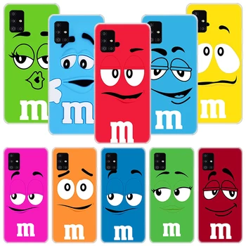 M&M ' s Csokit Nutellás Üveg Telefon tok Samsung Galaxy A12 A22 A32 A42 A52 A72 a51-es A71 5G A41 A21 A31 A02S M12 M21 M30 M31