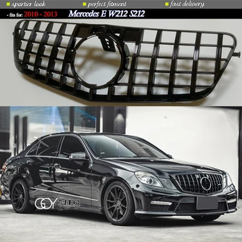 Fekete Csere Lökhárító Rács GTR Írja be A Mercedes az E Osztály Előtti facelifted W212 Sedan S212 Ingatlan 2010 - 2013 E200 E300 E350