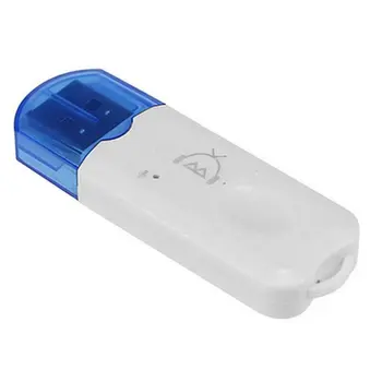 2 Az 1-ben USB, Vezeték nélküli Audio Receiver AUD Stick Mikrofon Hívás USB Port Aux Kettős Kimenet Plug And Play Autós PC Headphohones