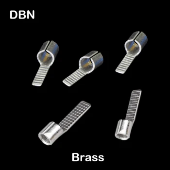 DBN1.25-10 DBN1.25-14 DBN1.25-18 Sárgaréz Nem-Szigetelő Meztelen Chip alakú, Lapos Penge, Drót Splice Húz Csatlakozó Hullám Terminál