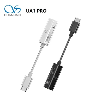 SHANLING UA1 PRO ES9219C ES9218P C-Típusú 3,5 mm-es DAC ERŐSÍTŐ Adapter Kábel, Fejhallgató Erősítő PCM384 DSD256 iPhone Android PC