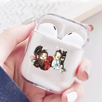 Anime Mo Dao Zu Si Air Pod Esetében Airpods 3 Puha Szilikon Vezeték Nélküli Bluetooth Fülhallgató A Levegőbe Hüvely 1/2 Tok Airpod