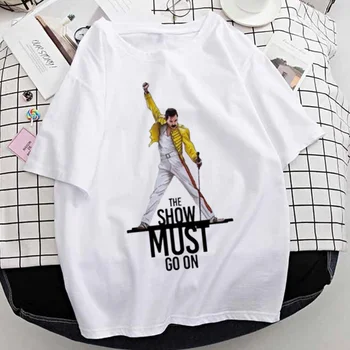 Freddie Mercury, A Queen Együttes pólók Női Divat Lány Rövid Ujjú Grafikus Póló Maximum Nyári O Nyakú Női Ruhák, Pólók