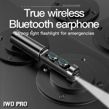 Új N21 Bluetooth Fülhallgató Vezeték nélküli TWS Fejhallgató Vízálló Sport Fülhallgató, Mikrofon LED Kijelző zajszűrő Headset