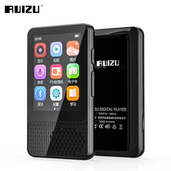 Ruizu Mini MP3 Lejátszó Bluetooth-Kompatibilis 16GB 32GB érintőképernyő Zene Walkman A Hangszóró FM Rádió, Hangrögzítő E-könyv Lépésszámláló
