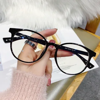 2021 Új Kör Anti-Kék Nő Szemüveg, Férfi Retro Divat Számítógépes Szemüveg Klasszikus Márka, Design Műanyag Szemüveg Keret