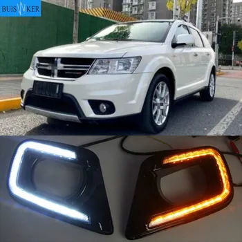 A FIAT Freemont a Dodge Journey 2014-2016 DRL LED Nappali menetjelző Nappali Jel autó lámpa-lámpák Stílus