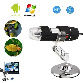 Digitális Mini Hordozható 8LED USB Mikroszkóp Kamera, Elektronikai Biológia Microscopio Nagyító Otthoni Micro Camara Android
