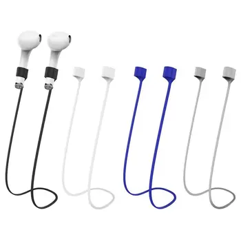 Anti-Elveszett Szilikon Fülhallgató Kötelet tartó Kábel Apple iphone X 8 7 AirPods Vezeték nélküli Fejhallgató nyakpánt Kábel String