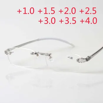 Műanyag Keret nélküli Férfiak, Nők, Ultra-könnyű TR90 Olvasás Távollátás Szemüveg Presbyopic Szemüveg +1.0 +1.5 +2.0 +2.5 +3.0 +3.5 +4.0