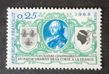 1db/Set Új Franciaország Bélyeg 1968 Louis XV Elfogadott Korzika Gravírozás, Bélyegző MNH