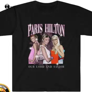 Paris_Hilton - A Mi Megváltó Urunk - Unisex Póló, Póló Pamut Póló Unisex