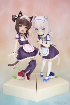 20cm Natív Kötelező NEKOPARA Chocola Vanília Elég kitty Stílus PVC akciófigura Anime Ábra Modell Felnőtt Játékok